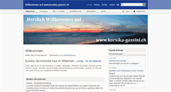 Desktop Screenshot of korsika-gassini.ch